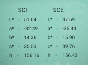 Modeos de leitura do Espectrofotômetro CS-820N Colorspec