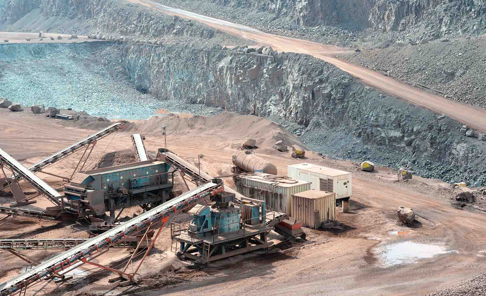 tamanho de partículas em concentrados de minério